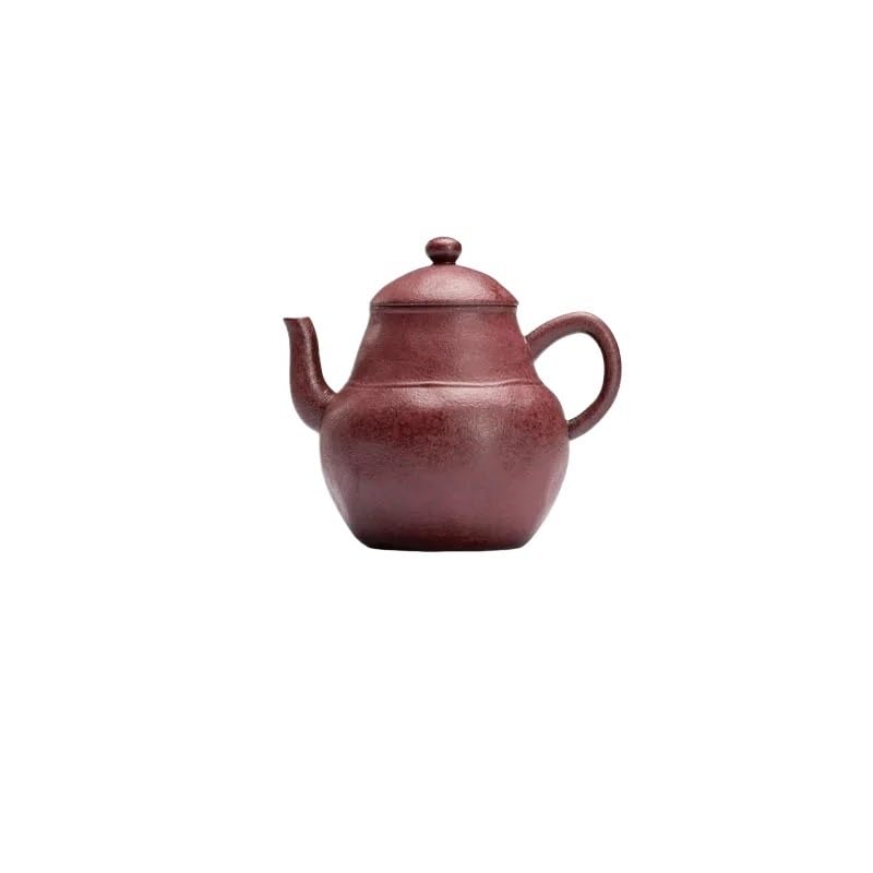 Théière pour cuisinière en céramique brute 150ml avec filtre intégré façonné main