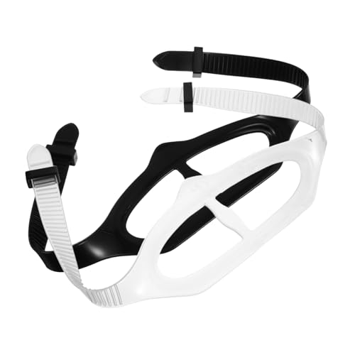 VICASKY 2pcs Scuba Mask Head Strap: Silicone Replacement Strap Diving Mask Swim Goggles Band Universal for All Head Sizes