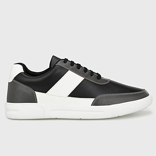 Image of Centrino Canvas Shoes for Men Sneakers | Casual Shoes for Man Stylish | Lightweight Lace-Up Design with Cushioned Insole | Breathable Comfortable Walking Shoes | Anti-Skid Sole | Mens Sneaker Shoes (3211)