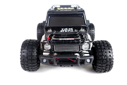 ES-Toys RC Elektro Buggy 1:10 mit 2,4Ghz Fernsteuerung, 48 km/h, Allradantrieb - 1700 mAh LiIon Extreme 204E (Schwarz-Gelb)