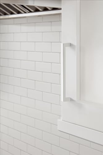 Image of Amerock | Cabinet Pull | Polished Chrome | 6-5 /16 inch (160 mm) Center to Center | Monument | 1 Pack | Drawer Pull | Drawer Handle | Cabinet Hardware