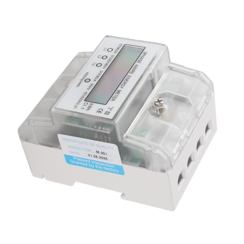 Image of 220 /380V 5-80A Power Meter, Consumption Digital Electric Power Meter, 4P Three Phase KWh Meter with LCD, Frequency 50Hz