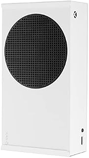 DYNAS Xbox Series S Wall Mount Bracket - Under Desk & VESA Compatible, Keeps Box Secure, Cool & Hidden. Fixtures & Fittings Included 3min Install (White)