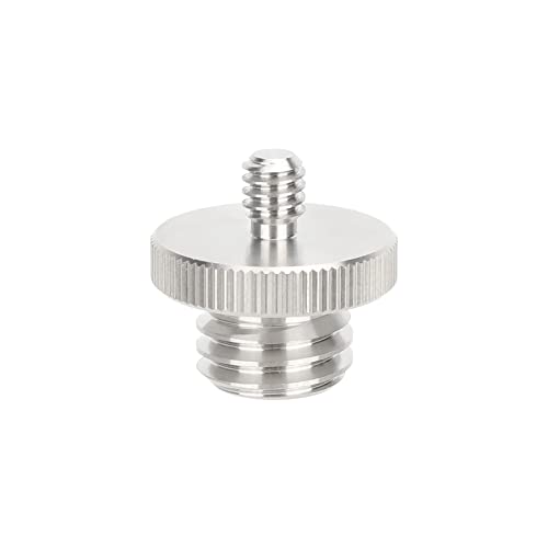CAMVATE 5/8-11 Male to 1/4-20 Male Survey Adapter for Tripod Laser Level BOSCH - 3286