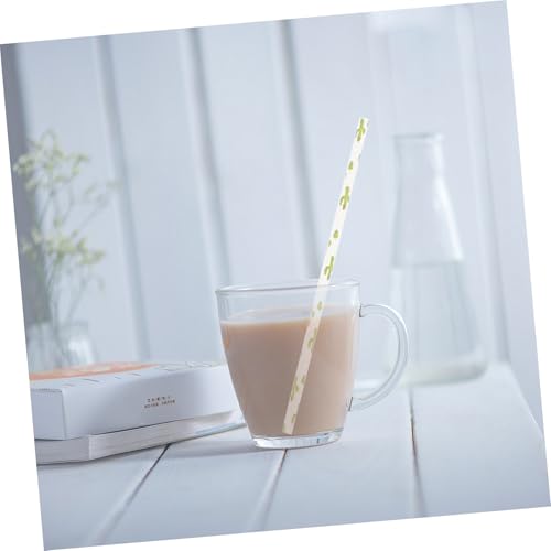 Pitillos de papel desechables con diseños tropicales 100 pcs miniatura 7