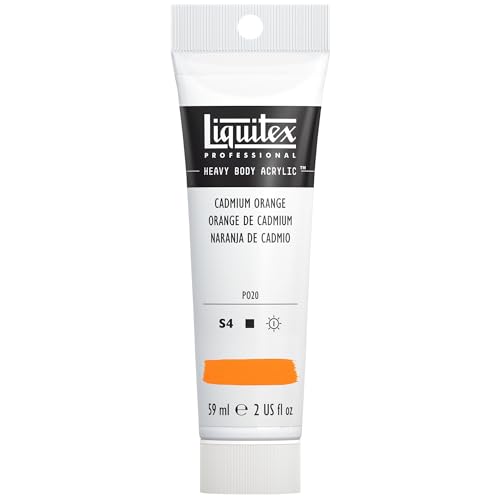 Image of Liquitex Professional Heavy Body Acrylic Paint, 2-oz Tube, Cadmium Orange
