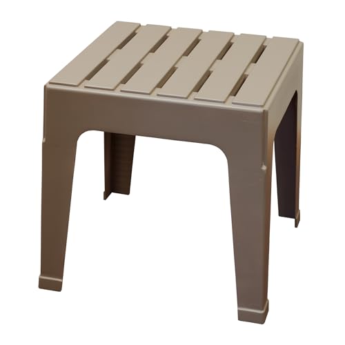 Adams Big Easy® Outdoor Stack Table - 2-Pack, Earth Brown