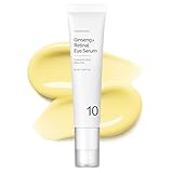 TOSOWOONG Ginseng Plus Retinal Eye Serum mit Retinal, Niacinamid und Bakuchiol, pflegendes Augenserum zur Unterstützung bei Schwellungen, dunklen Schatten und Falten, koreanische Hautpflege, 30ml