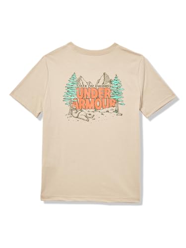Image of Under Armour Boys' Short Sleeve Graphic T-Shirt, Soft & Comfortable, Outdoor Collection
