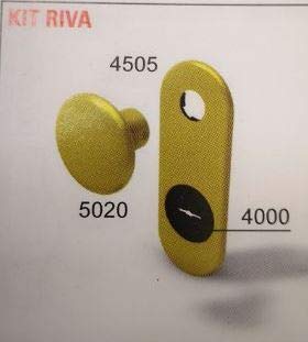 Kit Sicurezza Como Securemme - Placca E Maniglia Alluminio Per Porta Blindata Q8 - Foto 3