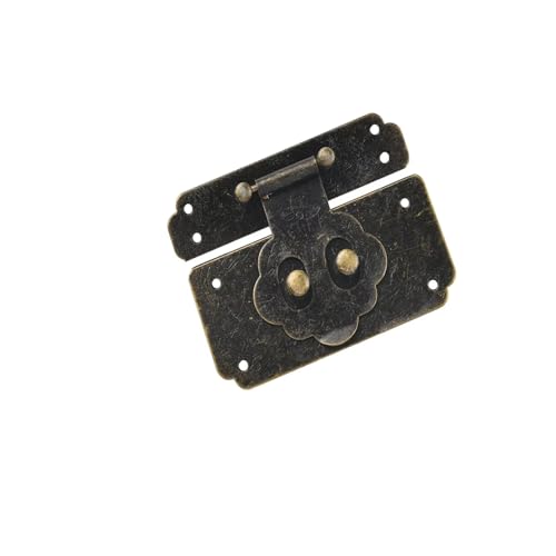 Joyas Antiguas Vintage de Madera de alcanfor, Accesorios para Nariz, Hebilla de Regalo, Cerradura de Caja de Metal de Madera (B211-2)