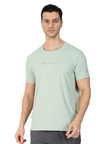 Image of XTEP Men's Ice-Cooling Running T-Shirt | Anti-UV, Quick-Dry, Antibacterial, Polar-Ice Fiber | Activewear for Gym & Running
