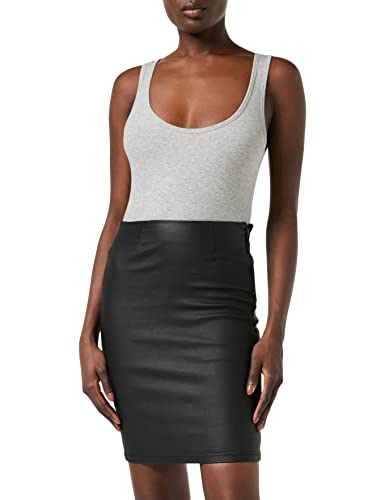 PIECES 17092820, Falda Mujer, Negro (Black Black), XL