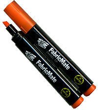 FabricMate Chisel Tip Fabric Marker, Orange