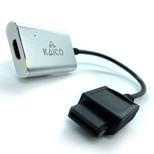 Kaico Adattatore HDMI Wii per l'uso con console Nintendo Wii - Supporta l'uscita dei componenti - Un semplice Plug & Play per console Nintendo Wii - Supporta console NTSC e PAL