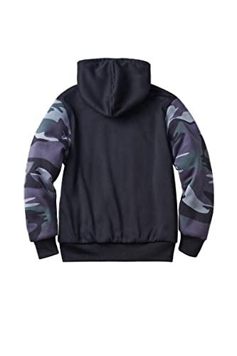 Image of Gary Com Heavyweight Sherpa Hoodies for Men, Thick Fleece Lined Full Zip Up Winter Warm Sweatshirts Work Jackets