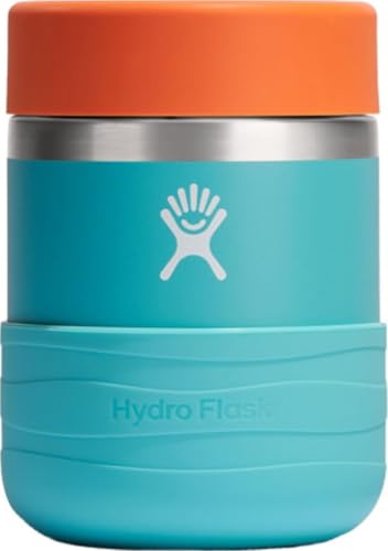 Image of Hydro Flask Insulated Food Container - Snack Container for Kids and Lunch Box - 12 Oz Food Jar in Seaspray Blue