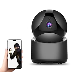 1080p WiFi IP Camera met nachtzicht, P2P Home Security Surveillance, bewegingsdetectie alarm, babyfoon, nanny pet camera, inclusief 64G opslag
