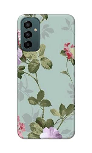 Image of Printed Hard Back Cover Case for Samsung Galaxy F23 5G | Samsung Galaxy M23 5G Back Cover (Floral Painting) -702