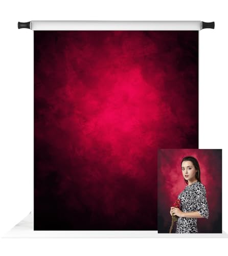 Toile de fond de photographie rouge Kate 1.5x2.1m pour studio photo de portrait