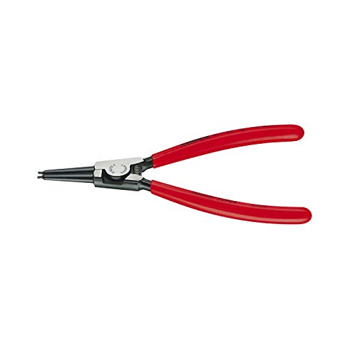 KNIPEX Tools 4611A3 External Straight Retaining Ring Pliers,...