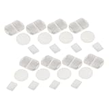 BESPORTBLE 8 セット 猫 噴水 交換用 フィルター ウォーター ディスペンサー 猫 ウォーター ポンプ フィルター 花 水 噴水 フィルタ