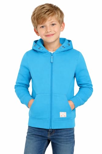 Blu Apparel Kids Full Zip Bryce Hoodie - Cobalt - Age 11-12
