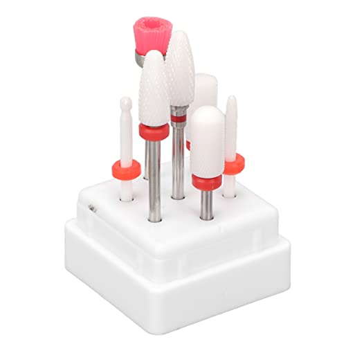Set 7 Piezas de Puntas para Torno de Uñas con Soporte miniatura 3
