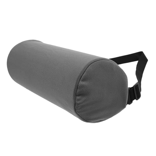 Amosfun Cojín Lumbar Ergonómico de Viscoelástica con Funda y Correa Soporte para Espalda Oficina Color