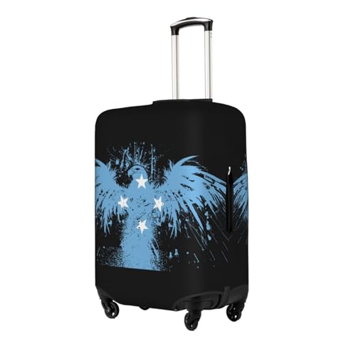Travel Luggage Cover Micronesia Micronesians Flag Fashion Washable Baggage Suitcase Protector Fit For Luggage Small2