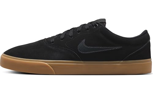 NIKE Herren Charge Suede Sneaker, Black/Anthracite-Black-Gum Light Brown, 44 EU