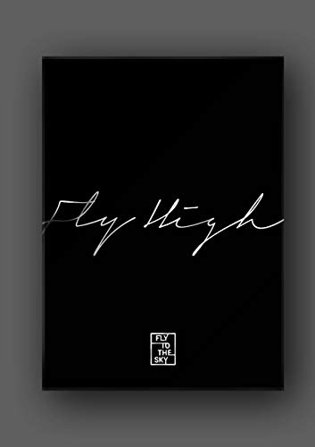 Fly to The Sky Album K-Pop Vol.10 Fly High Black Édition CD avec poster plié