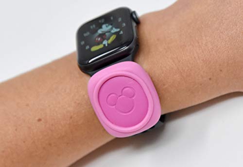 Luke3DP Watch Adapter Compatible with Disney Magic Band/Traditional Watch (Pink Smooth)