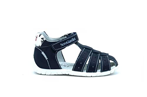 Chaussures en cuir bleu Nero Giardini Junior 18 parfaites pour les fêtes