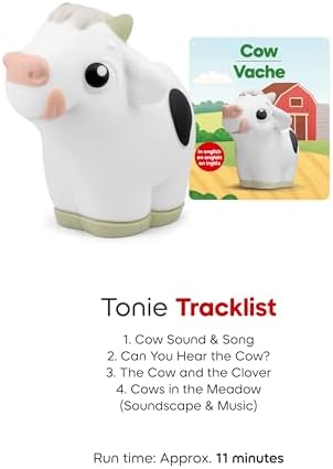 My First Tonies Cow Soft and Squeezable Audio Toy Figurine - 5