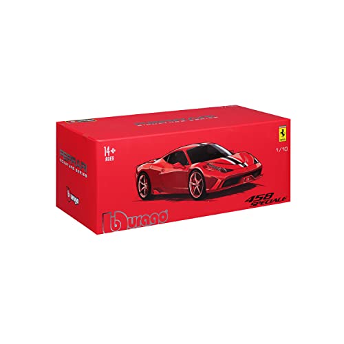 Carro Bburago Signature Series Modelo Ferrari 458 Special Maisto Vermelho Escala 1.18