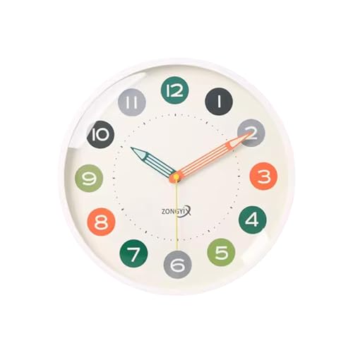 Horloge murale moderne silencieuse facile à lire avec piles