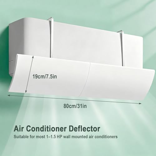 Déflecteur climatisation murale haut de gamme en matériau PP robuste - 2