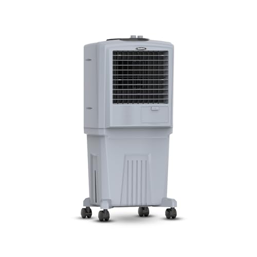 Symphony HiFlo 40 Personal Air Cooler For Home with Powerful Blower, Honeycomb Pads, i-Pure Technology and Low Power Consumption (40L, Light Grey)
