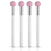 Sibba Foundation Brushes 4 PCS Makeup Setting Powder Blush Beauty Techniques Sponge Angled Stick Liquid Concealer Cream Nose Face Contour Make Up Loose Powder Puff Under Eyeline Set Pressed Blending