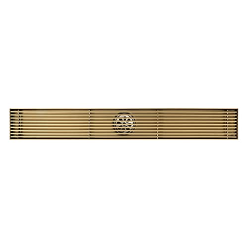Caniveau de douche 61 cm style spa nature pour salle de bain zen