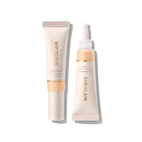 SHEGLAM Poof! Gone Full Coverage Concealer Long-Lasting Under Eye Concealer - Fair