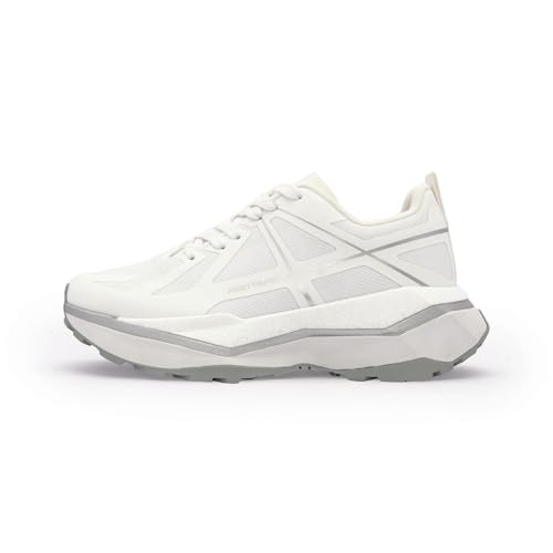 Image of Red Tape Women's Sport Shoes White Mesh TPU Round Lace-Up, 5 UK