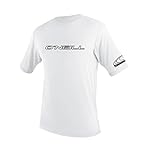 O'Neill Youth Basic Skins Short Sleeve Sun Shirt, UPF 50+ Sun Protection, Rash Prevention, Durable 6oz 4-Way Stretch Material with a Slim Fit for Surfing and All Water Activities