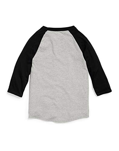 Champion Kids Baseball Tee, XL, Black/White2