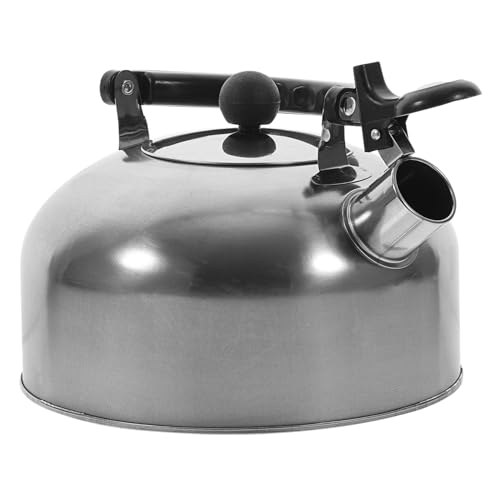 iplusmile Tetera Inoxidable con Silbato Automático Resistente y Compatible con Cocina de Inducción y Gas para Hervir Agua