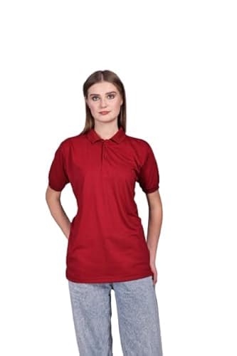 Vishal Fashion Women's Regular Fit 100% Pure Organic Cotton Polo T-Shirt | Womens Polo Collar Neck T-Shirt | Cotton Plain Polo Neck Half Sleeve T-Shirt |-picture-17