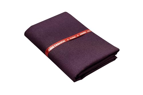 Image of Abhi Fashion Men's Cotton Feel Blend Formal Unstitched Combo Trouser Fabric For Men (Pack Of 2)
