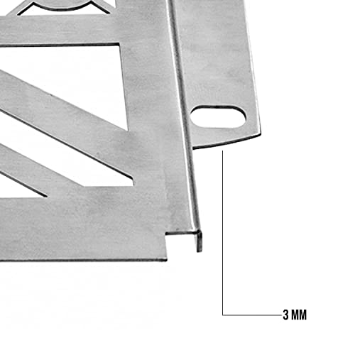 Image of Radiator Grill Guard For RE Interceptor, Continental Gt 650 (Chrome)