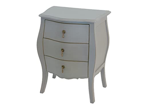 Amadeus - Mini Commode 3 tiroirs Murano Taupe